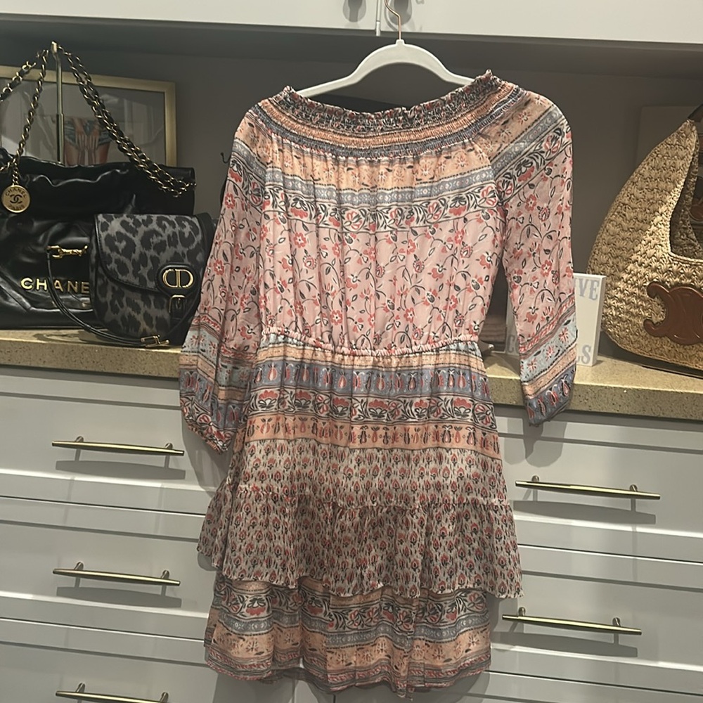 Shoshanna Ruffled Off-Shoulder Sundress - Picture 2 of 7